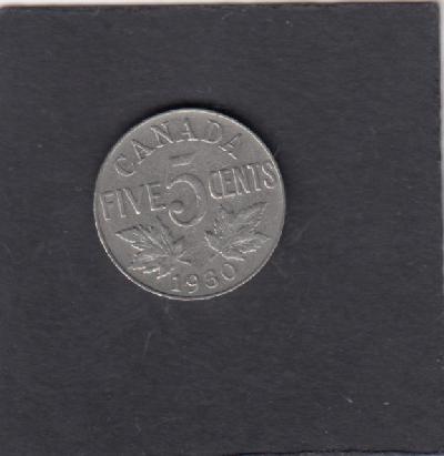 Beschrijving: 5 Cent GEORGIUS V